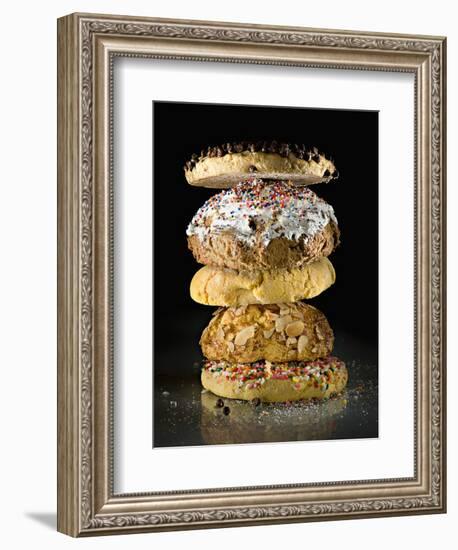 Cookies in a stack-Rick Gayle-Framed Photographic Print