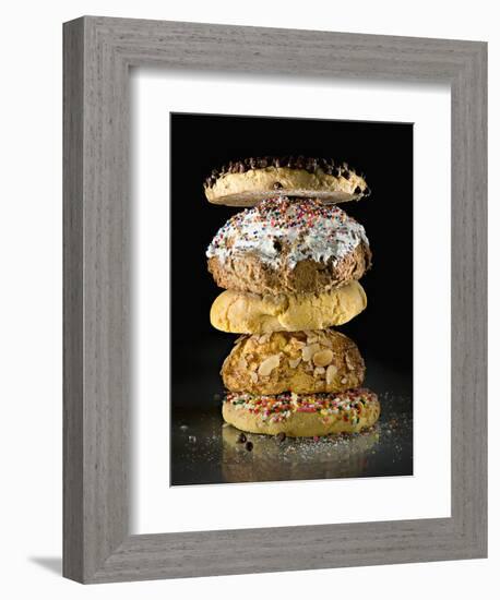 Cookies in a stack-Rick Gayle-Framed Photographic Print