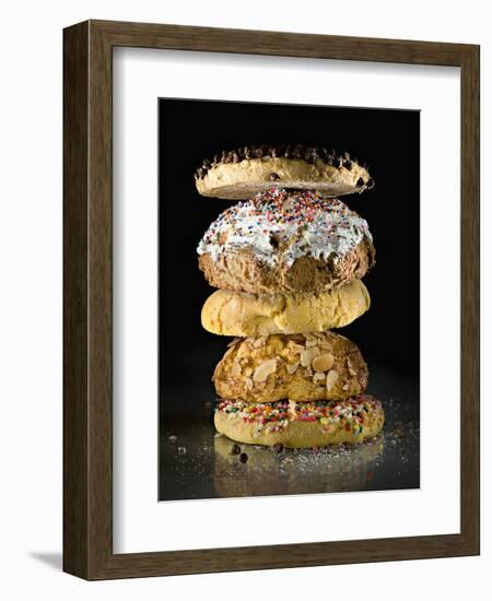 Cookies in a stack-Rick Gayle-Framed Photographic Print