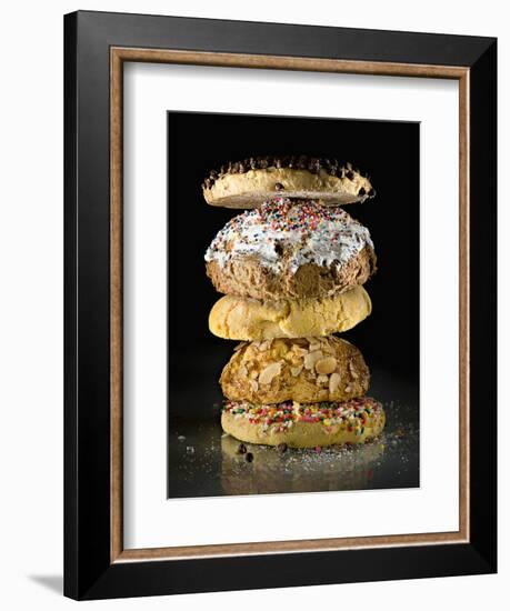 Cookies in a stack-Rick Gayle-Framed Photographic Print