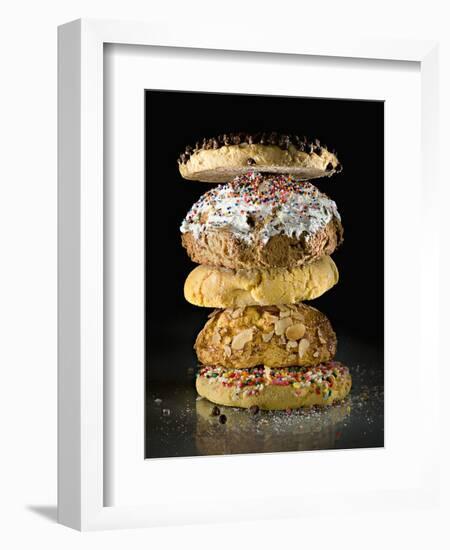 Cookies in a stack-Rick Gayle-Framed Photographic Print