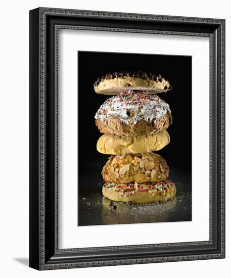 Cookies in a stack-Rick Gayle-Framed Photographic Print