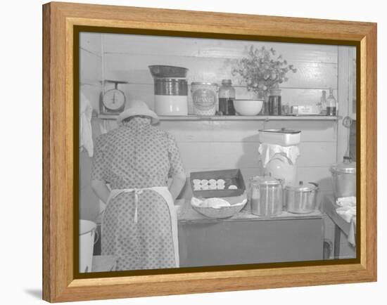 Cooking Biscuits-Marion Post Wolcott-Framed Stretched Canvas