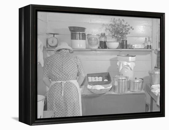 Cooking Biscuits-Marion Post Wolcott-Framed Stretched Canvas