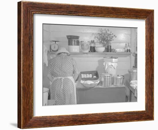 Cooking Biscuits-Marion Post Wolcott-Framed Photo