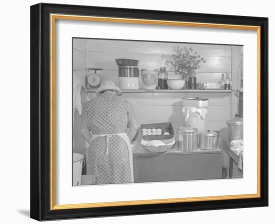 Cooking Biscuits-Marion Post Wolcott-Framed Photo