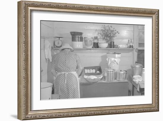 Cooking Biscuits-Marion Post Wolcott-Framed Art Print