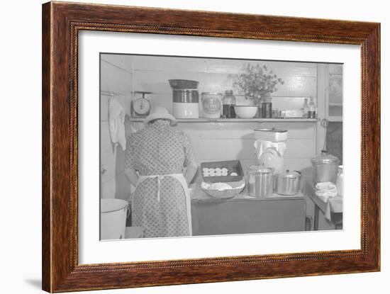 Cooking Biscuits-Marion Post Wolcott-Framed Art Print