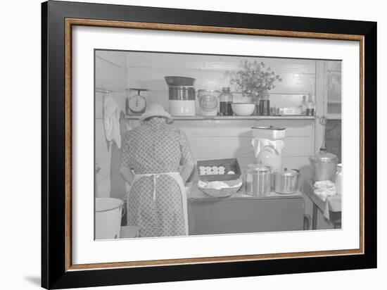 Cooking Biscuits-Marion Post Wolcott-Framed Art Print