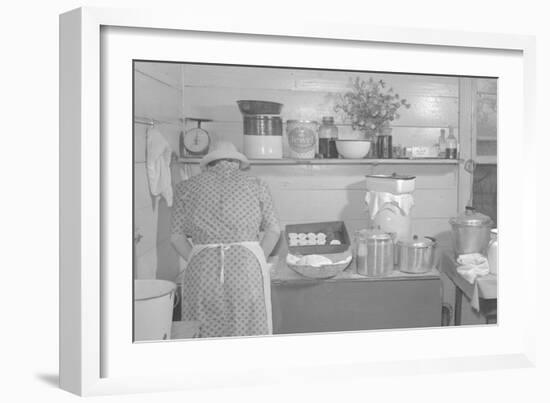 Cooking Biscuits-Marion Post Wolcott-Framed Art Print
