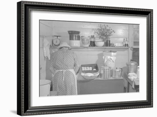 Cooking Biscuits-Marion Post Wolcott-Framed Art Print