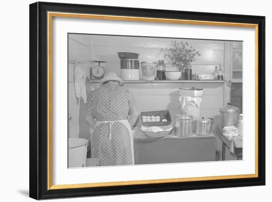 Cooking Biscuits-Marion Post Wolcott-Framed Art Print