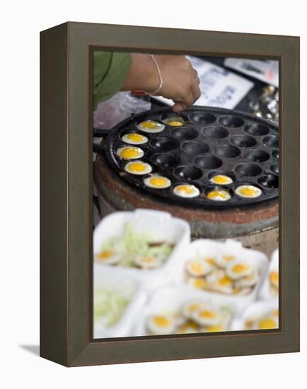 Cooking Quail Eggs, Chatuchak Weekend Market, Bangkok, Thailand, Southeast Asia-Porteous Rod-Framed Premier Image Canvas