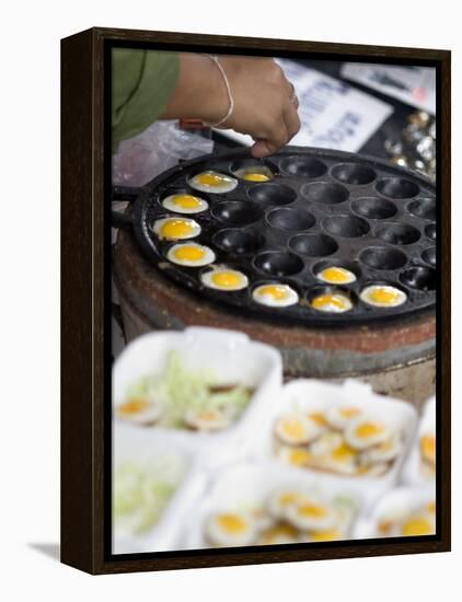 Cooking Quail Eggs, Chatuchak Weekend Market, Bangkok, Thailand, Southeast Asia-Porteous Rod-Framed Premier Image Canvas