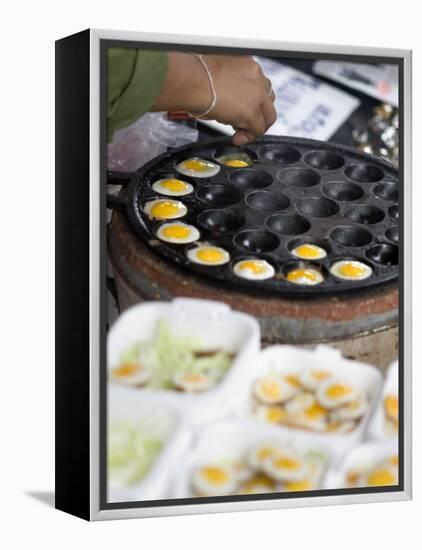 Cooking Quail Eggs, Chatuchak Weekend Market, Bangkok, Thailand, Southeast Asia-Porteous Rod-Framed Premier Image Canvas