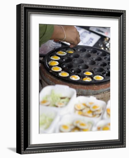 Cooking Quail Eggs, Chatuchak Weekend Market, Bangkok, Thailand, Southeast Asia-Porteous Rod-Framed Photographic Print