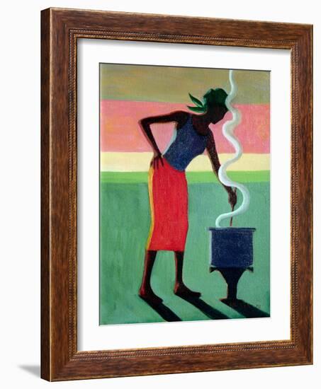 Cooking Rice, 2001-Tilly Willis-Framed Giclee Print