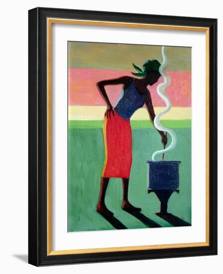 Cooking Rice, 2001-Tilly Willis-Framed Giclee Print