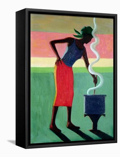 Cooking Rice, 2001-Tilly Willis-Framed Premier Image Canvas
