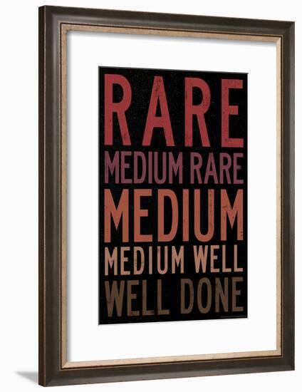 Cooking Steak-null-Framed Art Print