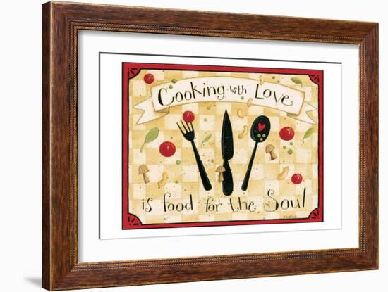Cooking With Love-Dan Dipaolo-Framed Art Print