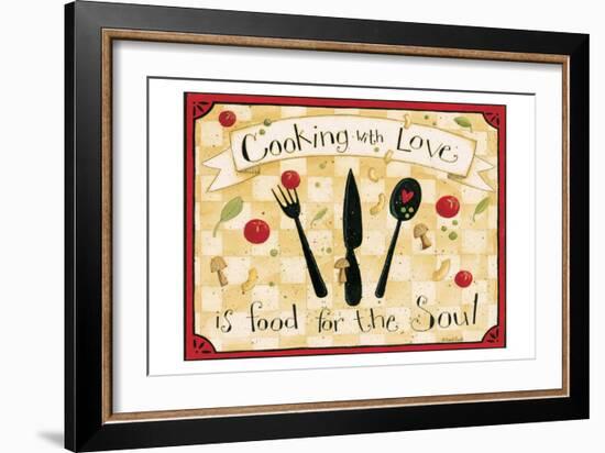 Cooking With Love-Dan Dipaolo-Framed Art Print