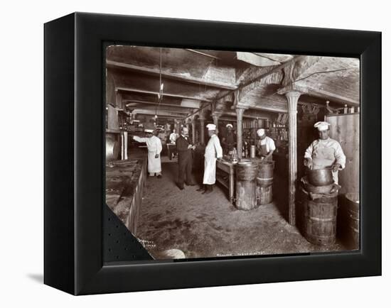 Cooks Working in the Kitchen at Maillard's Chocolate Manufacturers, 116-118 West 25th Street, New…-Byron Company-Framed Premier Image Canvas