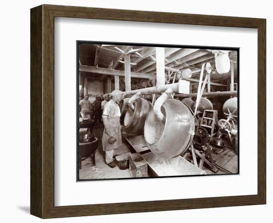 Cooks Working in the Kitchen at Maillard's Chocolate Manufacturers, 116-118 West 25th Street, New…-Byron Company-Framed Giclee Print