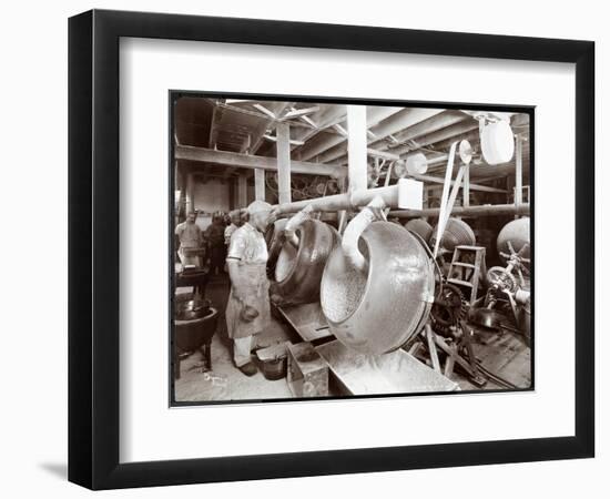 Cooks Working in the Kitchen at Maillard's Chocolate Manufacturers, 116-118 West 25th Street, New…-Byron Company-Framed Giclee Print