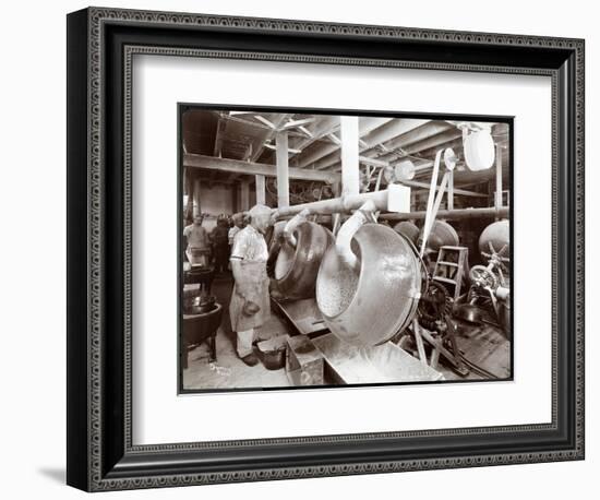 Cooks Working in the Kitchen at Maillard's Chocolate Manufacturers, 116-118 West 25th Street, New…-Byron Company-Framed Giclee Print