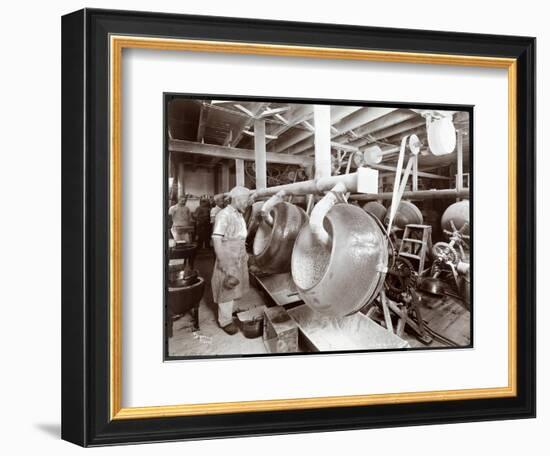 Cooks Working in the Kitchen at Maillard's Chocolate Manufacturers, 116-118 West 25th Street, New…-Byron Company-Framed Giclee Print