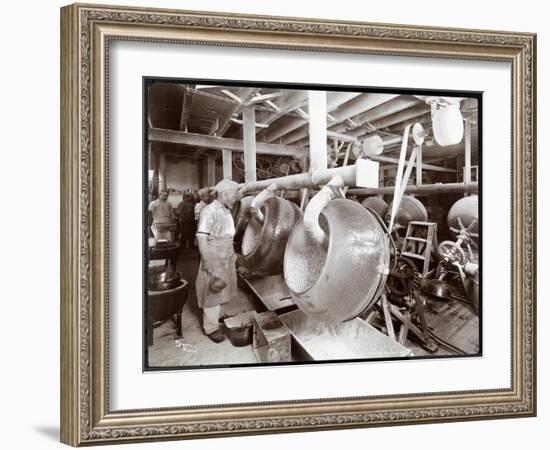 Cooks Working in the Kitchen at Maillard's Chocolate Manufacturers, 116-118 West 25th Street, New…-Byron Company-Framed Giclee Print