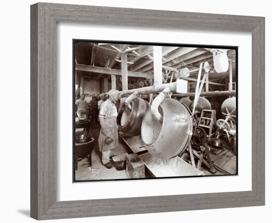 Cooks Working in the Kitchen at Maillard's Chocolate Manufacturers, 116-118 West 25th Street, New…-Byron Company-Framed Giclee Print