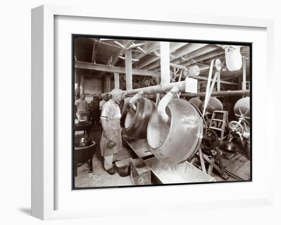 Cooks Working in the Kitchen at Maillard's Chocolate Manufacturers, 116-118 West 25th Street, New…-Byron Company-Framed Giclee Print