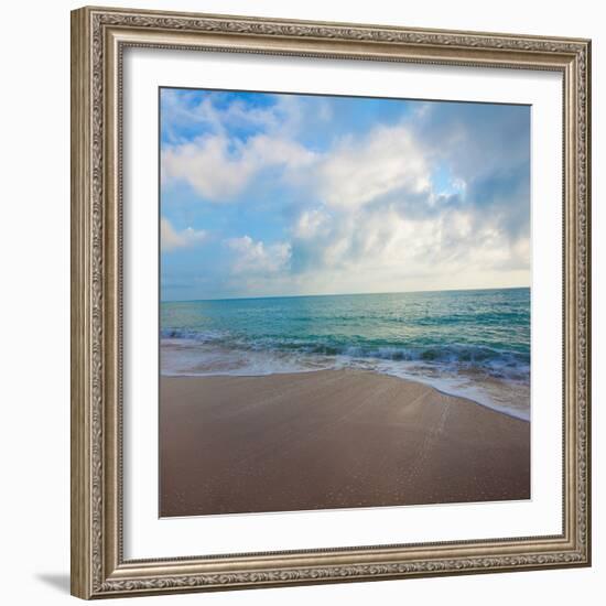 Cool Beach Square II-Susan Bryant-Framed Photographic Print