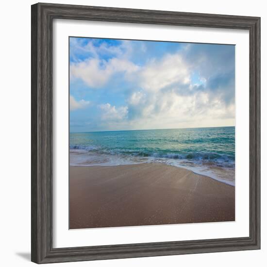 Cool Beach Square II-Susan Bryant-Framed Photographic Print