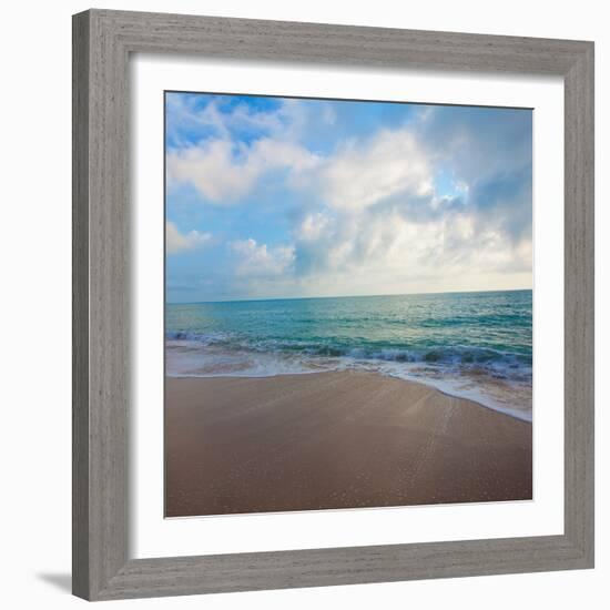 Cool Beach Square II-Susan Bryant-Framed Photographic Print