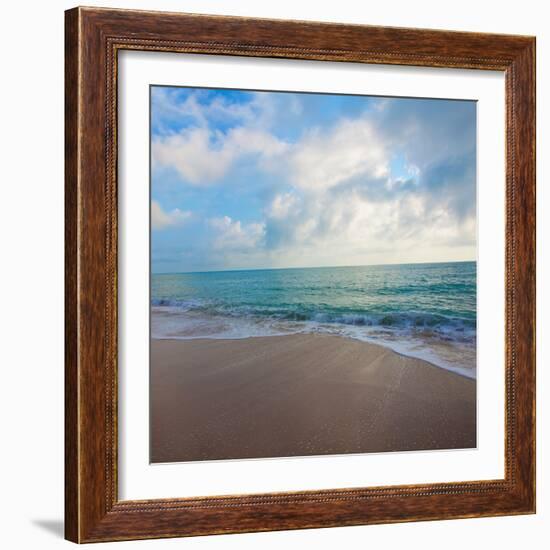 Cool Beach Square II-Susan Bryant-Framed Photographic Print