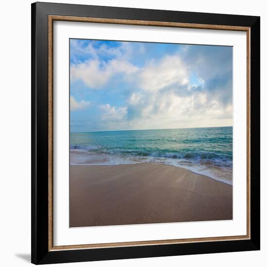 Cool Beach Square II-Susan Bryant-Framed Photographic Print