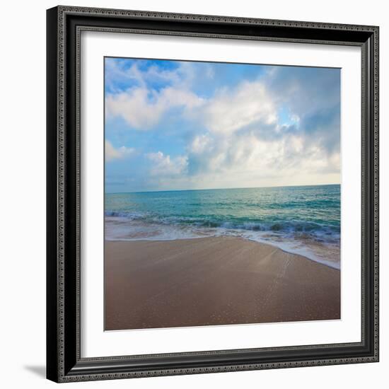 Cool Beach Square II-Susan Bryant-Framed Photographic Print