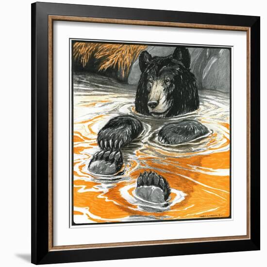 Cool Bear-Charles Bull-Framed Giclee Print