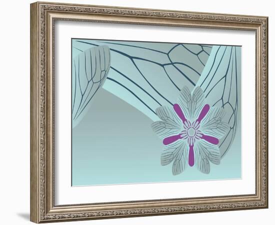 Cool Blue Tora Night-Belen Mena-Framed Giclee Print