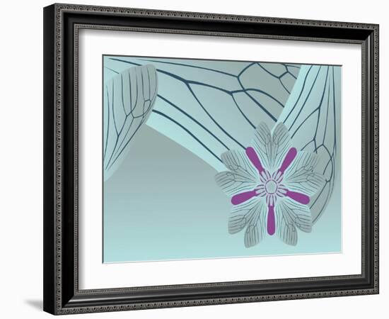 Cool Blue Tora Night-Belen Mena-Framed Giclee Print