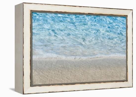 Cool Blues-Mary Lou Johnson-Framed Stretched Canvas