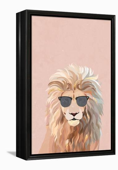 Cool cat lion-Sarah Manovski-Framed Premier Image Canvas