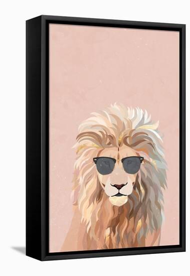 Cool cat lion-Sarah Manovski-Framed Premier Image Canvas