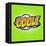 Cool! Comic Speech Bubble, Cartoon-jirawatp-Framed Stretched Canvas