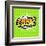 Cool! Comic Speech Bubble, Cartoon-jirawatp-Framed Art Print