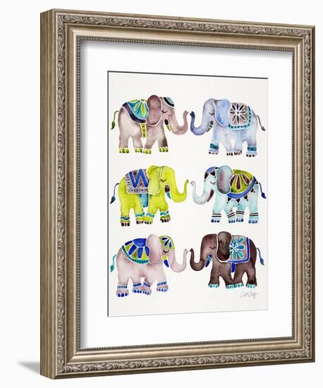 Cool Elephants-Cat Coquillette-Framed Premium Giclee Print