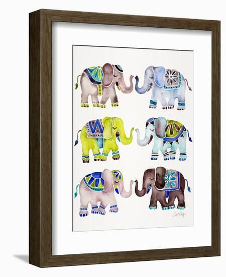 Cool Elephants-Cat Coquillette-Framed Premium Giclee Print